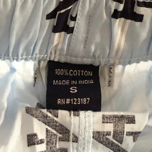 Bundle of 3 - Izod Mens Pajama Pants NWT Sz. Small Blue Plaid & Stripes Pockets - Picture 11 of 16